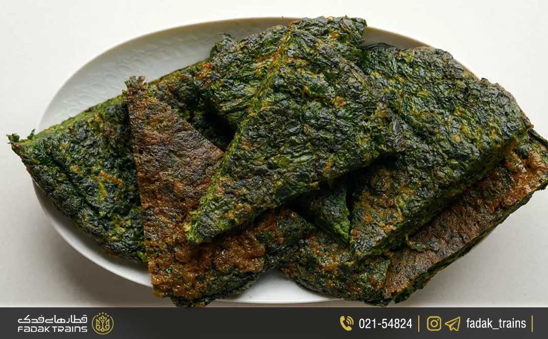 کوکو سبزی غذای ایرانی مناسب در سفر