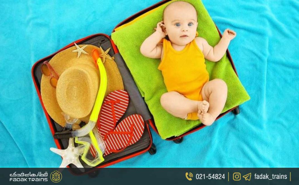 وسایل کودک در سفر
