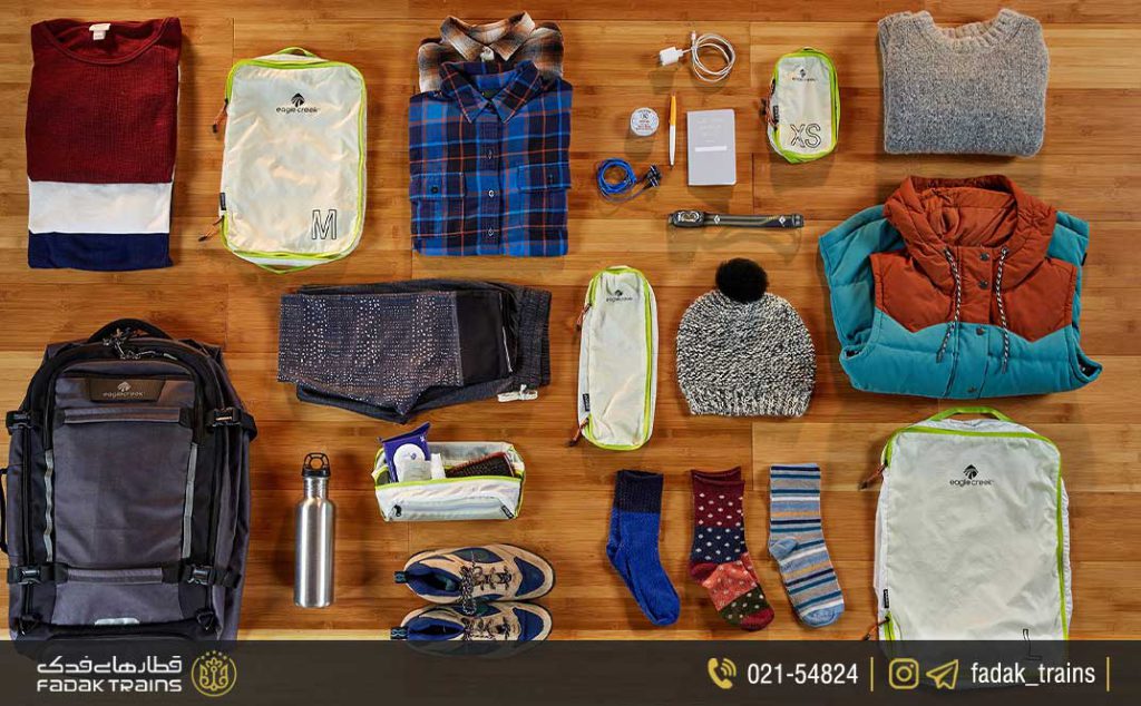 چک لیست لوازم سفر