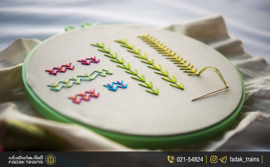 رشتی دوزی؛ نقاشی با نخ و سوزن