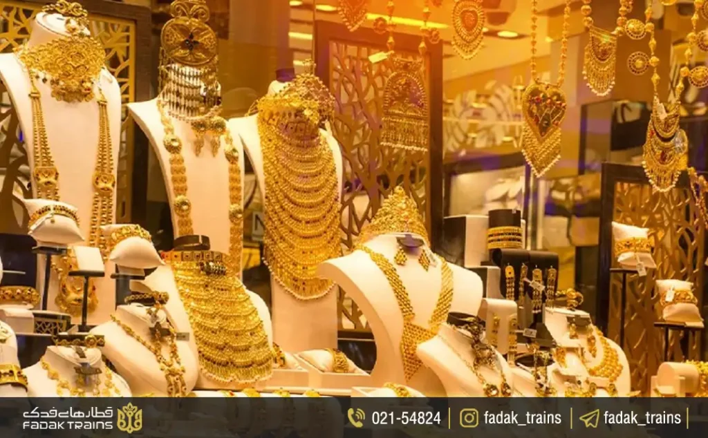 تصویری از بازار طلا مشهد