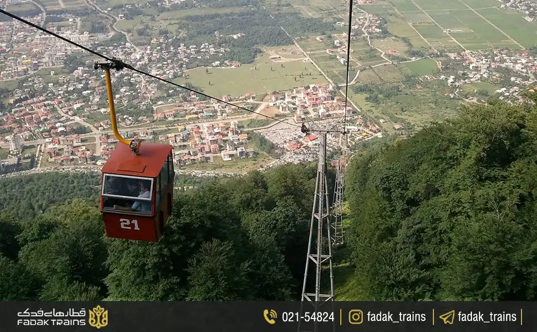 تصویر تله کابین نمک آبرود