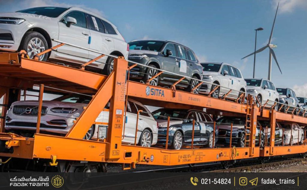 حمل خودرو با قطار