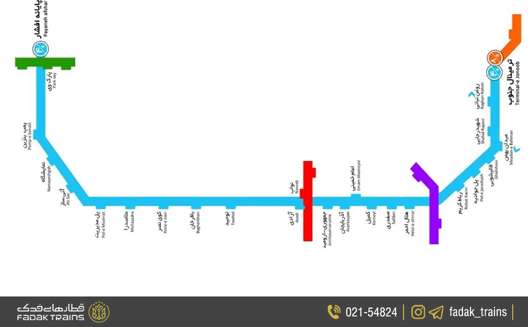 خط ۴: پایانه جنوب – پایانه شهید افشار (پارک‌وی)