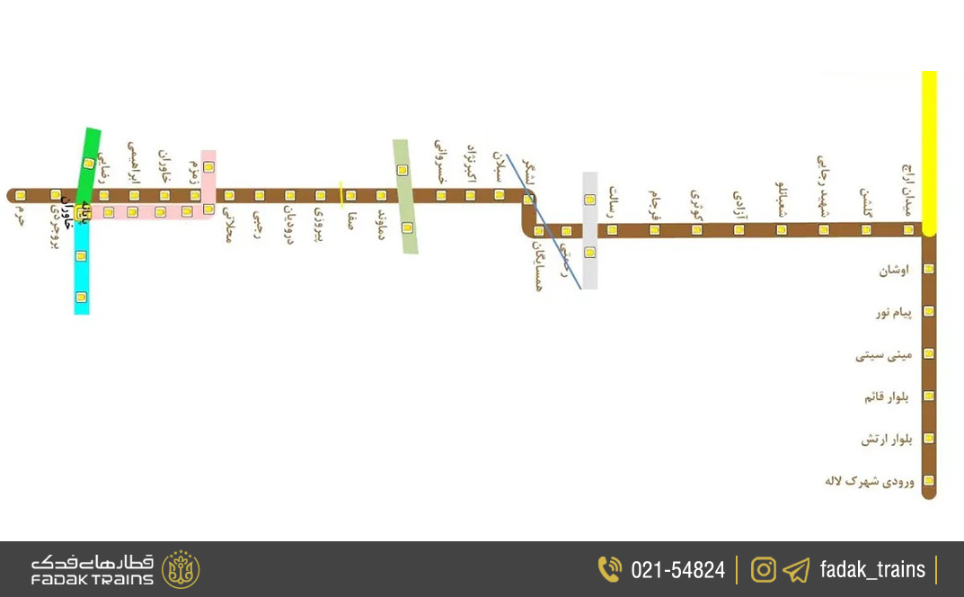 خط ۹: پایانه لاله – پایانه جوانمرد قصاب