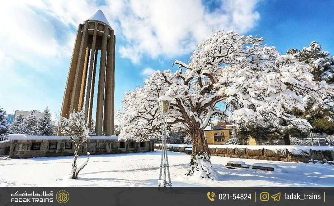 همدان؛ آبشار یخی و تاریخ