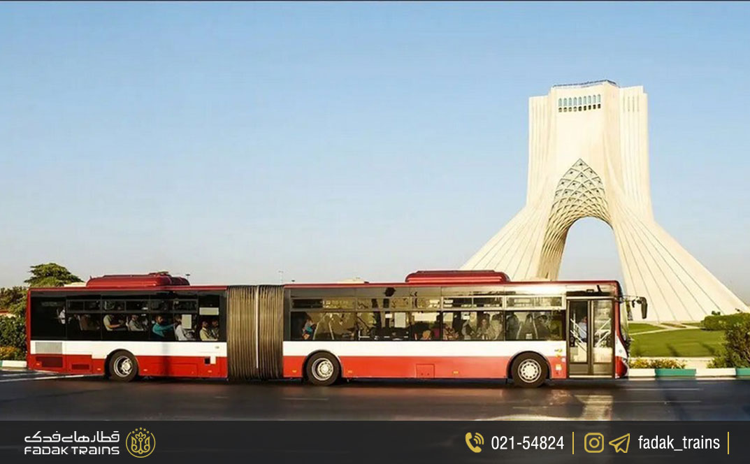 نقشه بی آر تی تهران