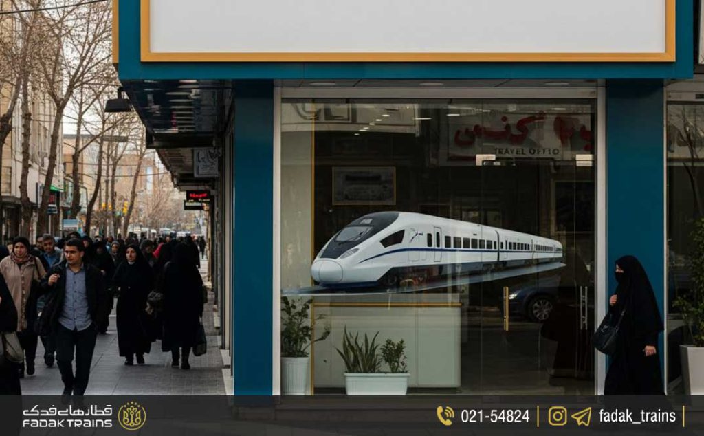 دفتر فروش بلیط قطار در مشهد
