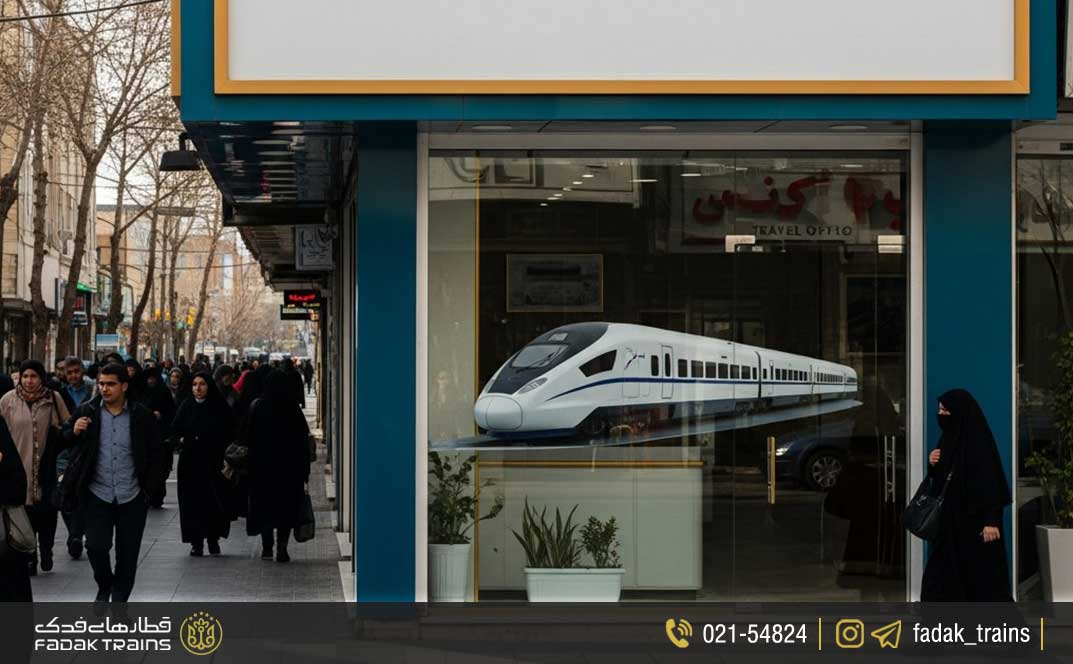 دفتر فروش بلیط قطار در مشهد