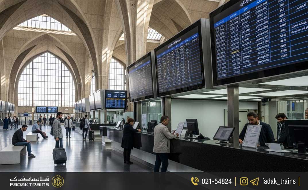دفاتر فروش بلیط قطار مشهد