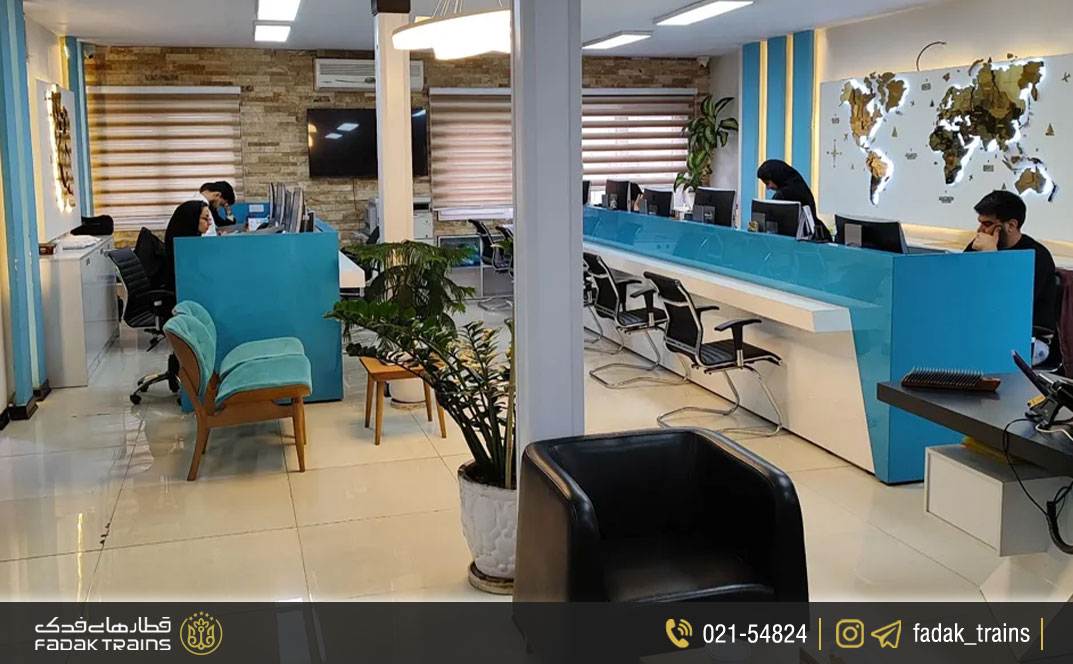 ساعات کاری دفاتر فروش بلیط قطار در شهر اردبیل