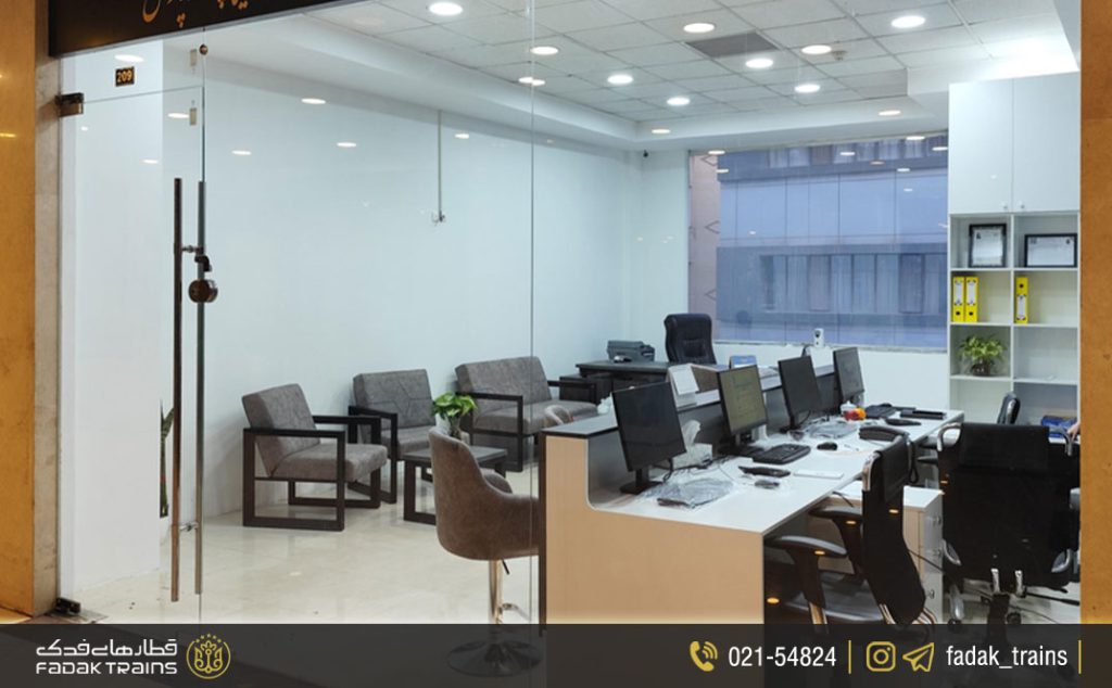 دفاتر فروش بلیط قطار در اهواز