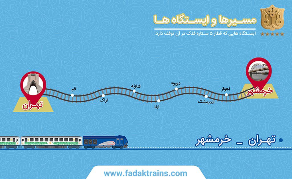 قطار فدک - تهران - خرمشهر